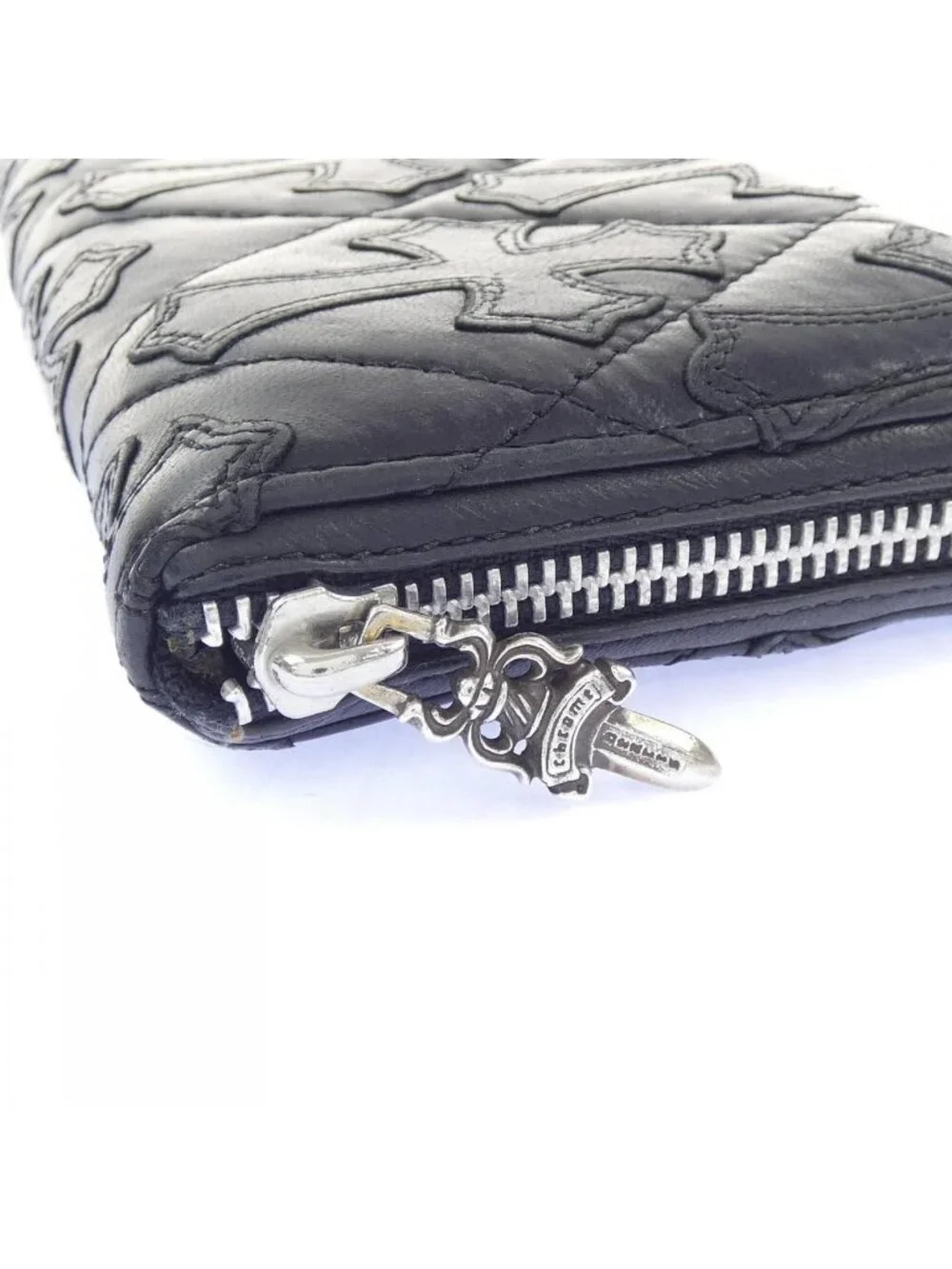 Chrome Hearts Rec Zip Ceme Qwlt Rec Cemetery Quilted 304 Wallet